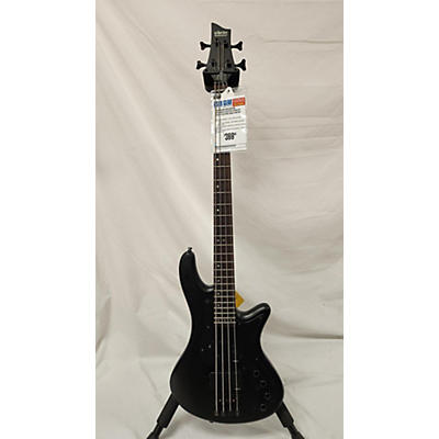 Schecter Guitar Research Used Schecter Guitar Research Stiletto Stealth Black Electric Bass Guitar