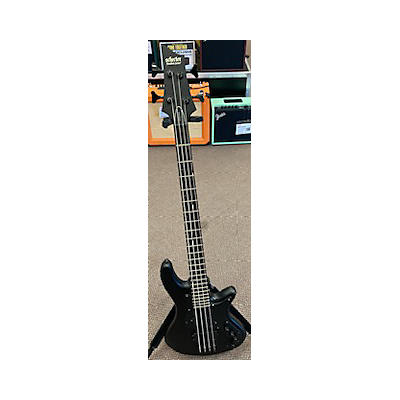 Schecter Guitar Research Used Schecter Guitar Research Stiletto Stealth Flat Black Electric Bass Guitar