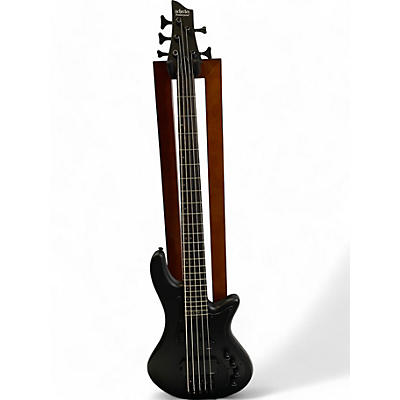 Schecter Guitar Research Used Schecter Guitar Research Stiletto Stealth Stealth Black Electric Bass Guitar