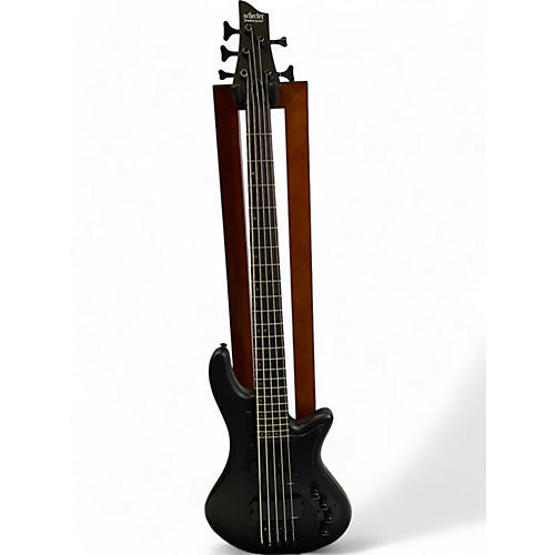 Schecter Guitar Research Used Schecter Guitar Research Stiletto Stealth Stealth Black Electric Bass Guitar Stealth Black