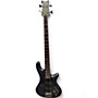 Used Schecter Guitar Research Stiletto Studio 4 Black Electric Bass Guitar Black
