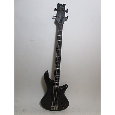 Schecter Guitar Research Used Schecter Guitar Research Stiletto Studio 4 String Black Electric Bass Guitar