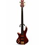 Used Schecter Guitar Research Stiletto Studio 4 String Fretless Honey satin Electric Bass Guitar Honey satin