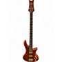 Used Schecter Guitar Research Stiletto Studio 4 String Satin Honey Electric Bass Guitar Satin Honey