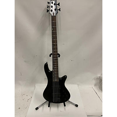 Schecter Guitar Research Used Schecter Guitar Research Stiletto Studio 5 String Black Electric Bass Guitar