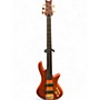 Used Schecter Guitar Research Stiletto Studio 5 String Fretless Satin Honey Electric Bass Guitar Satin Honey