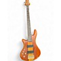 Used Schecter Guitar Research Stiletto Studio 5 String Natural Electric Bass Guitar Natural