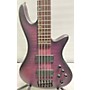 Used Schecter Guitar Research Used Schecter Guitar Research Stiletto Studio 5 String Purple Burst Electric Bass Guitar Purple Burst