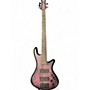 Used Schecter Guitar Research Stiletto Studio 5 String Trans Purple Electric Bass Guitar Trans Purple