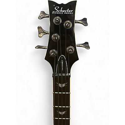 Schecter Guitar Research Used Schecter Guitar Research Stiletto Studio 5 String Trans Red Electric Bass Guitar