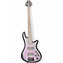 Used Schecter Guitar Research Stiletto Studio 5 String Transparent Purple Electric Bass Guitar Transparent Purple