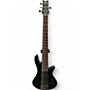 Used Schecter Guitar Research Stiletto Studio 6 String Trans Black Electric Bass Guitar Trans Black