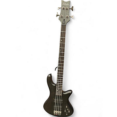 Used Schecter Guitar Research Studio 4 Black Electric Bass Guitar