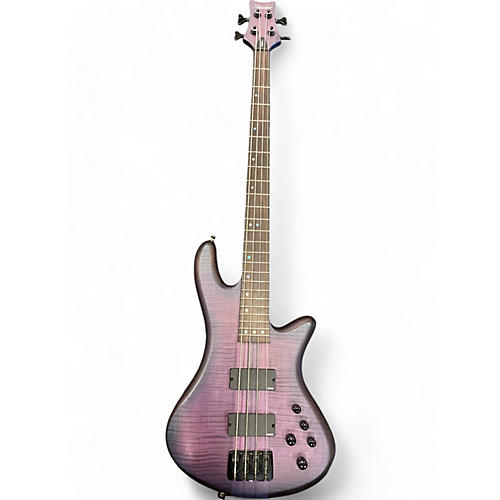 Schecter Guitar Research Used Schecter Guitar Research Studio-4 Purple Electric Bass Guitar Purple