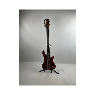 Schecter Guitar Research Used Schecter Guitar Research Studio 5 String Natural Electric Bass Guitar