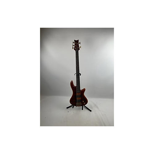 Schecter Guitar Research Used Schecter Guitar Research Studio 5 String Natural Electric Bass Guitar Natural