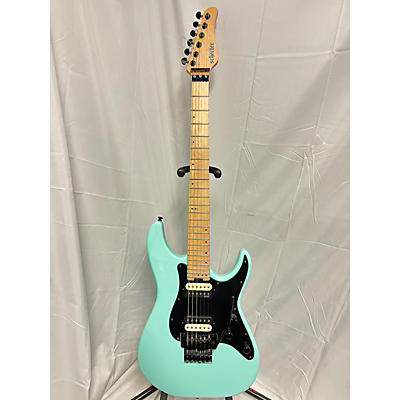 Schecter Guitar Research Used Schecter Guitar Research Sun Valley Blue Green Solid Body Electric Guitar