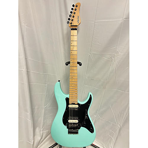 Schecter Guitar Research Used Schecter Guitar Research Sun Valley Blue Green Solid Body Electric Guitar blue green