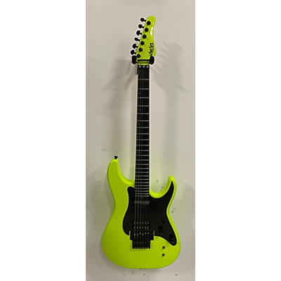 Schecter Guitar Research Used Schecter Guitar Research Sun Valley SS-FR S Yellow Solid Body Electric Guitar