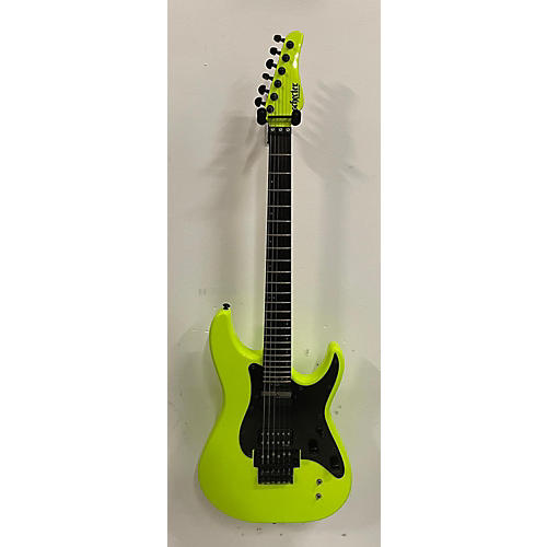 Schecter Guitar Research Used Schecter Guitar Research Sun Valley SS-FR S Yellow Solid Body Electric Guitar Yellow