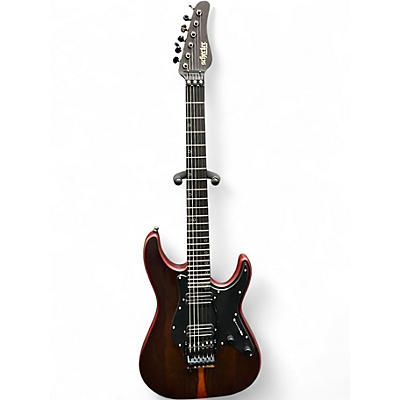 Used Schecter Guitar Research Sun Valley Super Shredder Exotic FR Zircote Natural Solid Body Electric Guitar