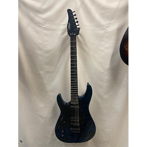 Schecter Guitar Research Used Schecter Guitar Research Sun Valley Super Shredder FR S Left Handed Blue Reign Solid Body Electric Guitar Blue Reign