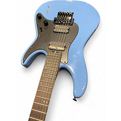 Used Schecter Guitar Research Sun Valley Super Shredder FR S Riviera Blue Solid Body Electric Guitar