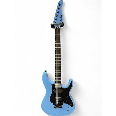 Used Schecter Guitar Research Sun Valley Super Shredder FR S Riviera Blue Solid Body Electric Guitar