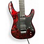 Used Schecter Guitar Research Sun Valley Super Shredder FR S Sustaniac RED REIGN Solid Body Electric Guitar RED REIGN