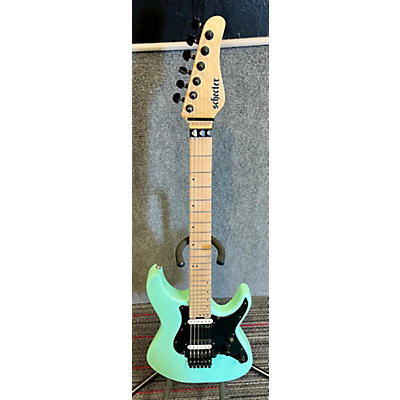 Schecter Guitar Research Used Schecter Guitar Research Sun Valley Super Shredder FR SFG Seafoam Green Solid Body Electric Guitar