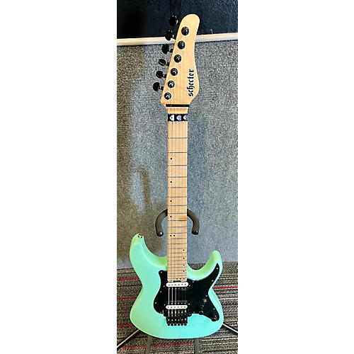 Schecter Guitar Research Used Schecter Guitar Research Sun Valley Super Shredder FR SFG Seafoam Green Solid Body Electric Guitar Seafoam Green