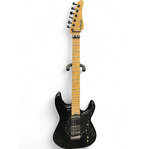 Used Schecter Guitar Research Sun Valley Super Shredder FRS Satin Black Solid Body Electric Guitar Satin Black