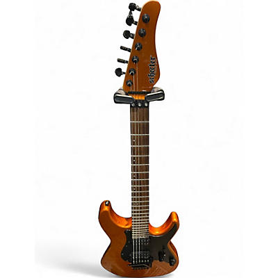 Used Schecter Guitar Research Sun Valley Super Shredder Metallic Orange Solid Body Electric Guitar