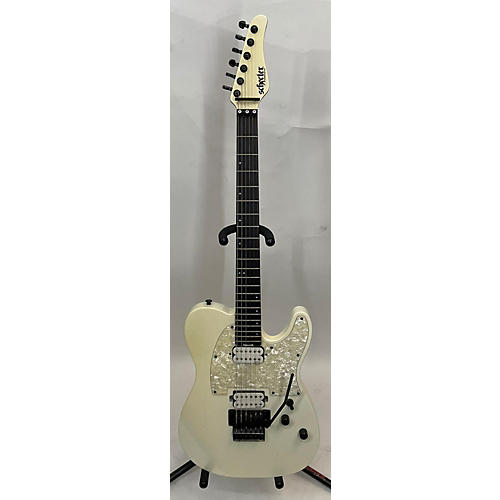 Schecter Guitar Research Used Schecter Guitar Research Sun Valley Super Shredder PT FR Metallic White Solid Body Electric Guitar Metallic White