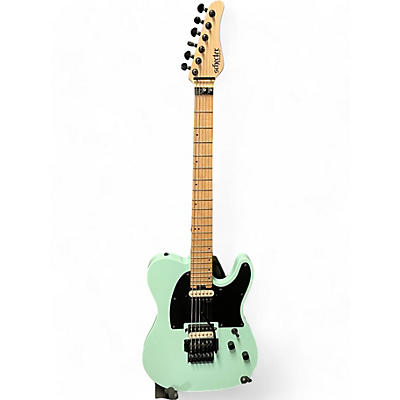 Schecter Guitar Research Used Schecter Guitar Research Sun Valley Super Shredder PT FR Seafoam Green Solid Body Electric Guitar