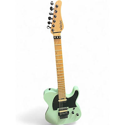 Used Schecter Guitar Research Sun Valley Super Shredder PT FR Seafoam Green Solid Body Electric Guitar