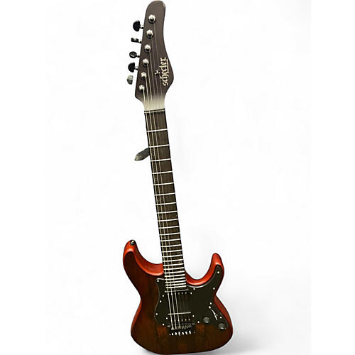 Used Schecter Guitar Research Sun Valley Super Shredder  Red Ziricote Solid Body Electric Guitar Red Ziricote