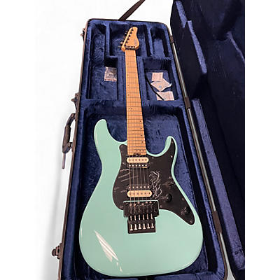 Used Schecter Guitar Research Sun Valley Super Shredder Sea Foam Green Solid Body Electric Guitar