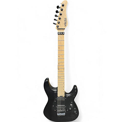 Used Schecter Guitar Research Sun Valley super shredder Black Solid Body Electric Guitar Black