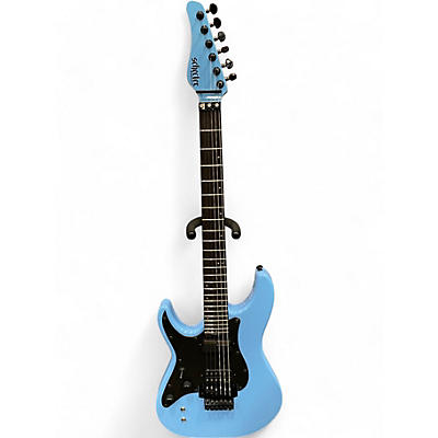 Used Schecter Guitar Research Sun valley super shredder fr LH Riviera blue Electric Guitar