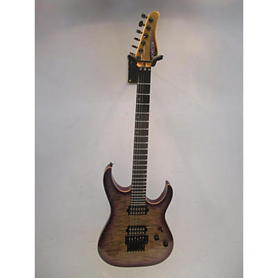 Schecter Guitar Research Used Schecter Guitar Research Sunset-24 FR Violet Ice Solid Body Electric Guitar