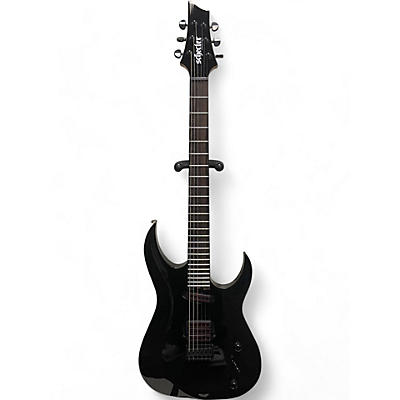 Schecter Guitar Research Used Schecter Guitar Research Sunset 6 Triad Black Solid Body Electric Guitar