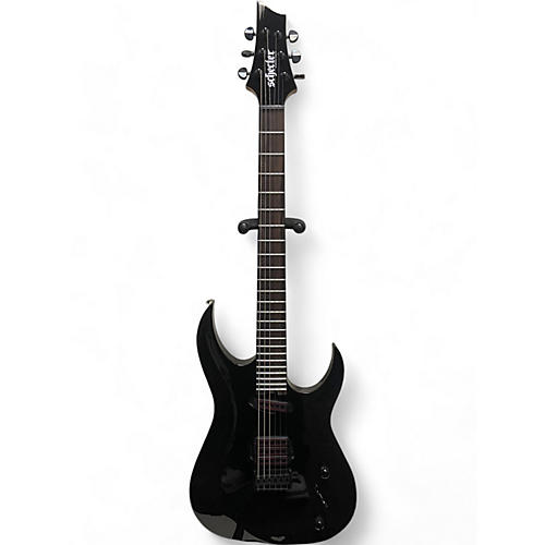 Schecter Guitar Research Used Schecter Guitar Research Sunset 6 Triad Black Solid Body Electric Guitar Black