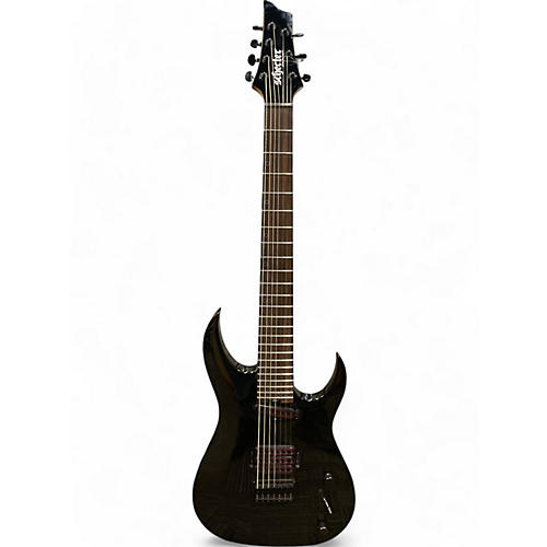 Schecter Guitar Research Used Schecter Guitar Research Sunset 7-String Triad Black Solid Body Electric Guitar Black