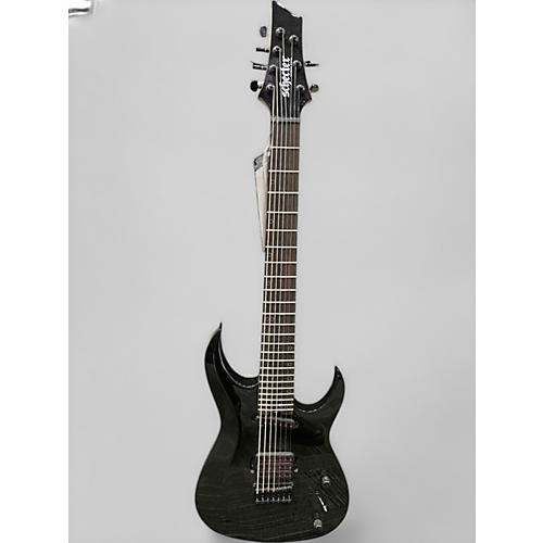 Used Schecter Guitar Research Sunset 7 String Triad black gloss Solid Body Electric Guitar black gloss