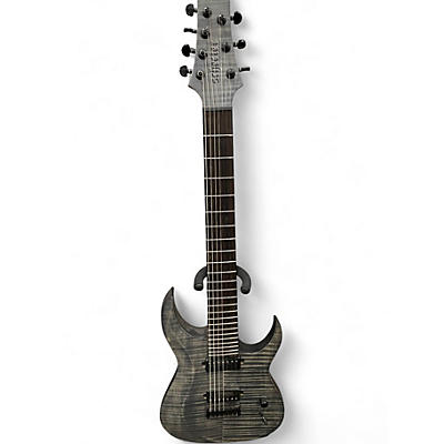 Used Schecter Guitar Research Sunset Classic II Floyd Rose GREY GHOST Solid Body Electric Guitar