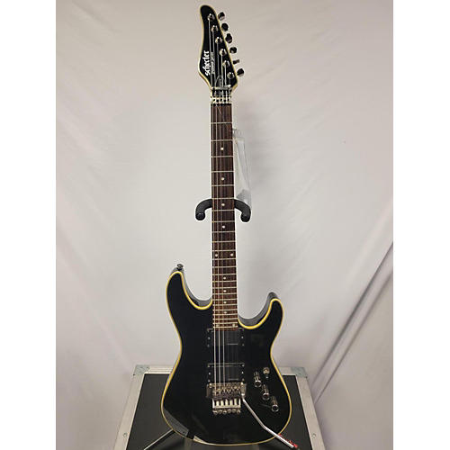 Schecter Guitar Research Used Schecter Guitar Research Sunset Custom FR Black Solid Body Electric Guitar Black