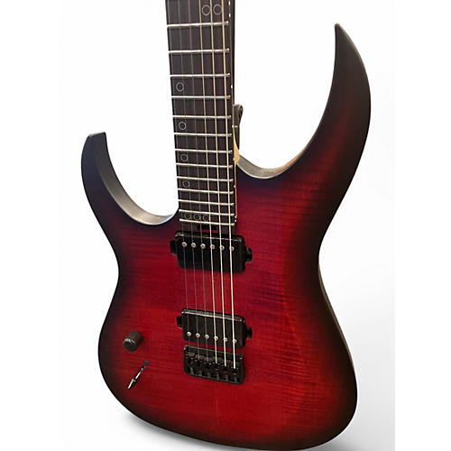 Used Schecter Guitar Research Sunset Extreme Left Handed Scarlet Burst Electric Guitar Scarlet Burst