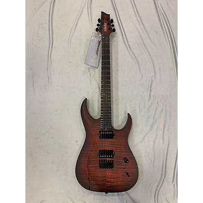 Schecter Guitar Research Used Schecter Guitar Research Sunset Extreme Scarlet Burst Solid Body Electric Guitar