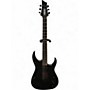 Used Schecter Guitar Research Sunset Triad Black Solid Body Electric Guitar Black